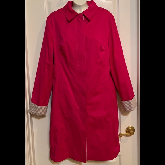 Calvin Klein Jackets & Blazers - Calvin Klein Coat Pink w Hidden Button Closure 10